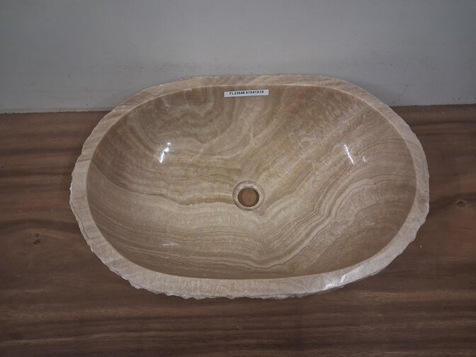 Onyx waskom - Ovaal - 61x41x15cm - FL23648