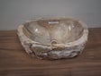 Onyx waskom - naturel - 58x38x15cm - FL23650
