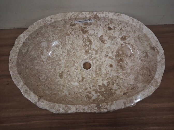 Onyx waskom - Ovaal - 63x42x15cm - FL23651