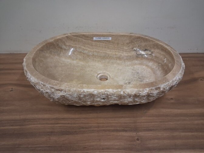Onyx waskom - Ovaal - 63x43x15cm - FL23655
