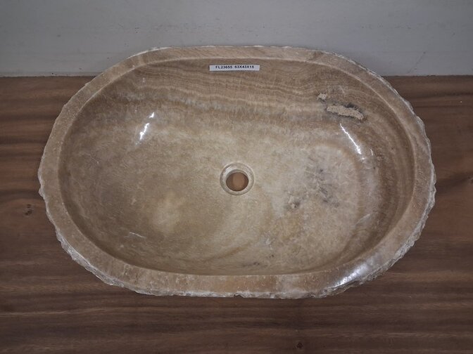 Onyx waskom - Ovaal - 63x43x15cm - FL23655