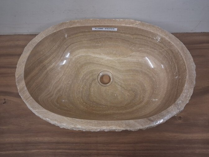 Onyx waskom - Ovaal - 57x37x15cm - FL23660