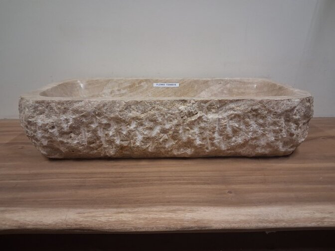Onyx wasbak Rechthoek - 73x40x15cm - FL23663