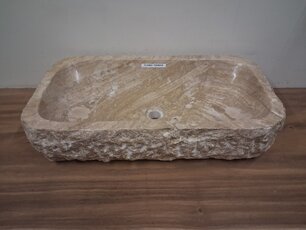 Onyx wasbak Rechthoek - 73x40x15cm - FL23663