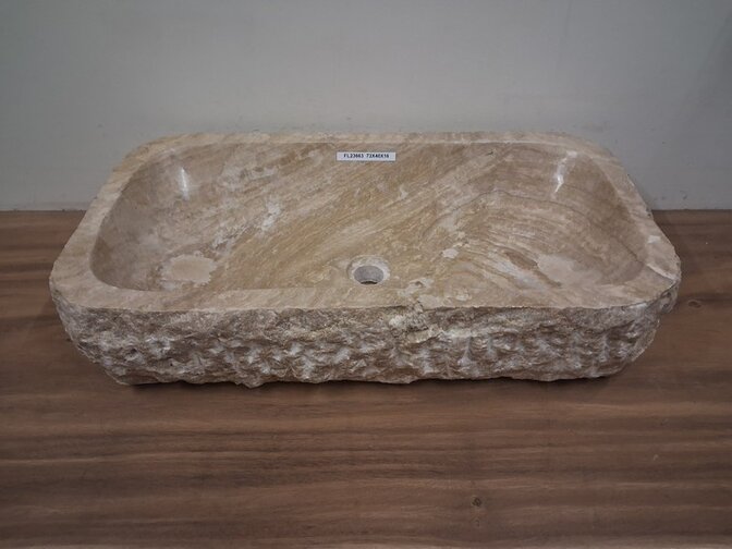 Onyx wasbak Rechthoek - 73x40x15cm - FL23663