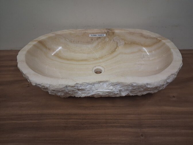 Onyx wasbak Ovaal - 72x40x15cm - FL23664