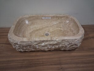 Onyx waskom - Rechthoek - 61x40x15cm - FL23665