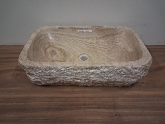 Onyx wasbak Rechthoek - 64x38x15cm - FL23666