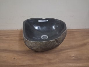 Waskom Natuursteen - 36x30x15cm - FL23646