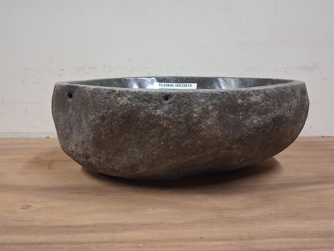 Waskom Natuursteen - 38x33x15cm - FL23645