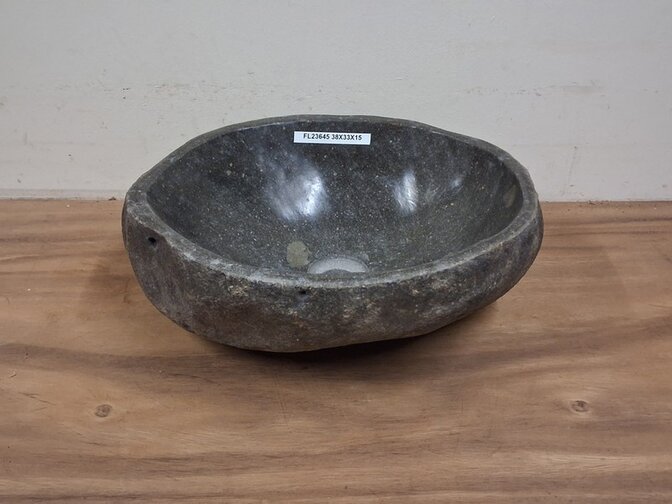 Waskom Natuursteen - 38x33x15cm - FL23645