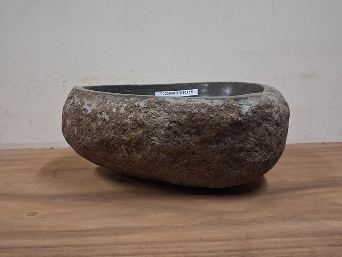Waskom Natuursteen - 37x30x15cm - FL23644