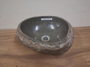 Waskom Natuursteen - 37x30x15cm - FL23644