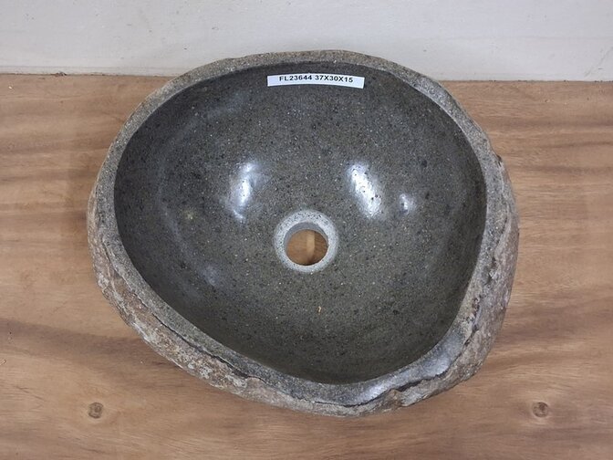 Waskom Natuursteen - 37x30x15cm - FL23644