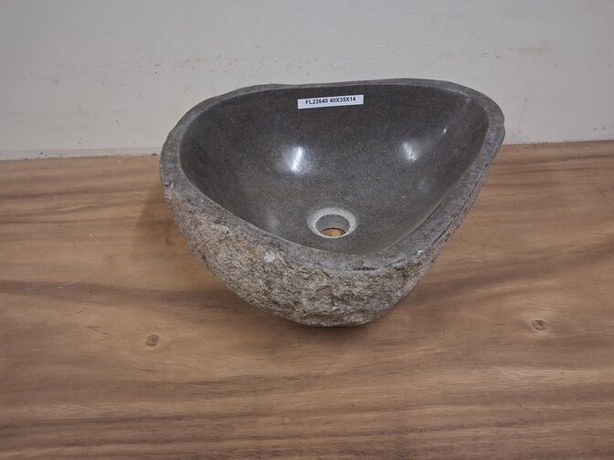 Waskom Natuursteen - 40x35x15cm - FL23640