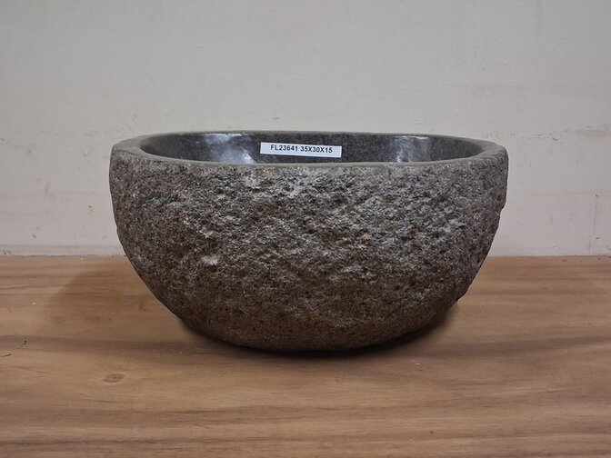 Waskom Natuursteen - 35x30x15cm - FL23641