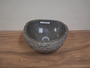 Waskom Natuursteen - 35x30x15cm - FL23641