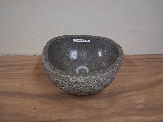 Waskom Natuursteen - 35x30x15cm - FL23641