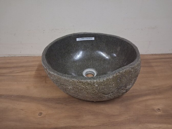 Waskom Natuursteen - 37x33x15cm - FL23642