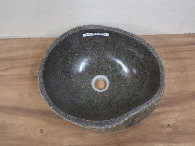 Waskom Natuursteen - 37x33x15cm - FL23642