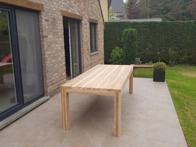 Teakhouten tuintafel Napoli 240cm