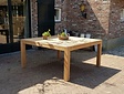 Teakhouten tuintafel vierkant Venice 160cm
