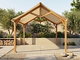 Luxe Teakhouten Partytent 300 x 500 cm