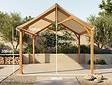 Luxe Teakhouten Partytent 300 x 500 cm