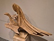 Sculptuur op voet 100x70cm - Teak wortelhout