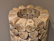 Vaas van houten stammen  40x100cm