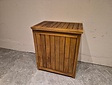 Teak wasmand - 45x32x50cm