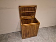 Teak wasmand - 45x32x50cm