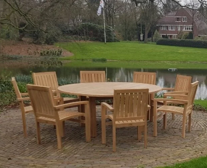 Waarom blijven teak tuinmeubels jarenlang mooi?