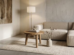 Teak Salontafel 60x45cm op 3 poot