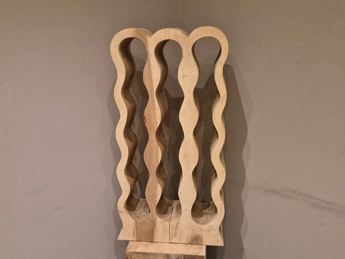 Houten wijnrek Chardonnay voor 15 flessen