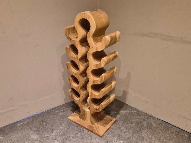 Houten wijnrek Tempranillo voor 16 flessen - 100cm
