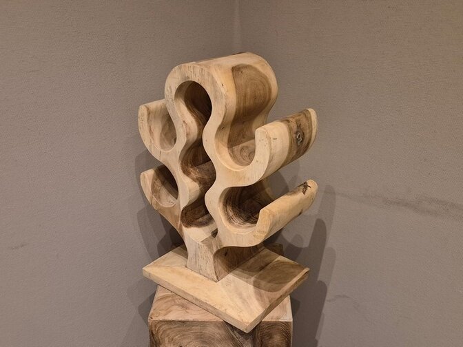Houten wijnrek Tempranillo voor 7 flessen - 50cm