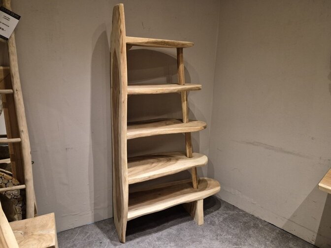 Boomstam boekenkast 110x40x190cm