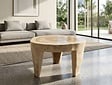Salontafel 60x45cm op 3 massieve poten
