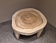 Salontafel 60x45cm op 3 massieve poten