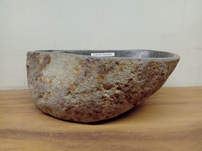 Waskom Natuursteen - 43x30x15cm - FL23738