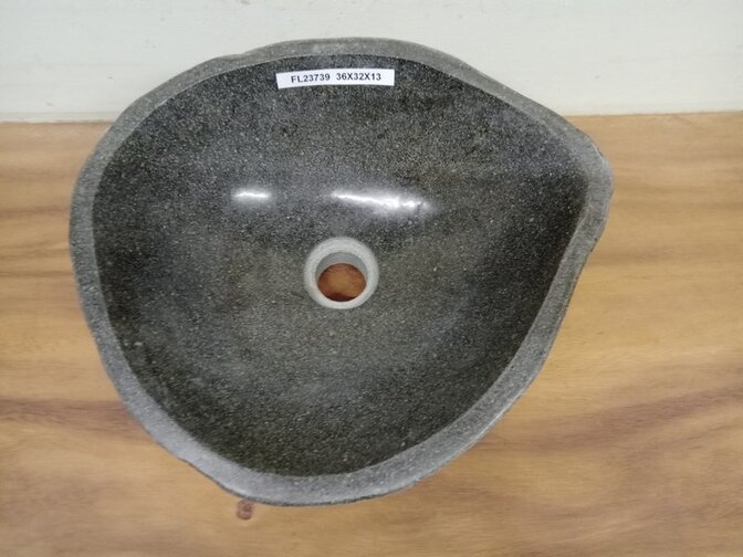 Waskom Natuursteen - 36x32x15cm - FL23739
