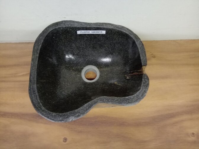 Waskom Natuursteen - 32x29x15cm - FL23741