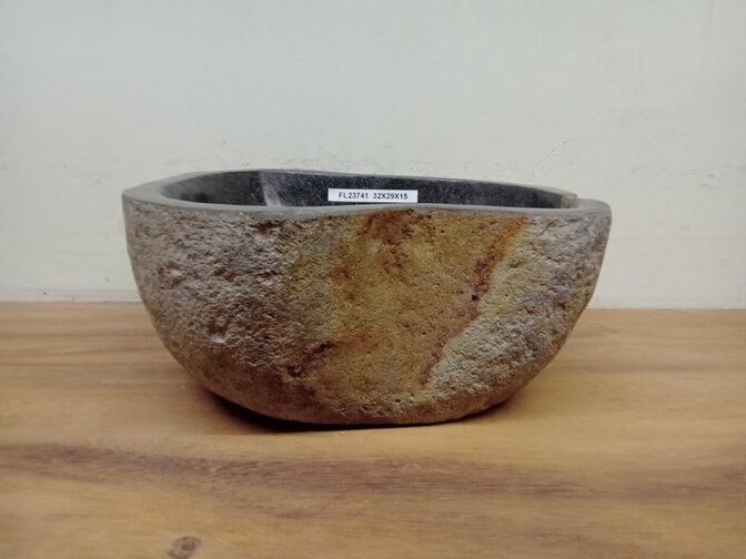 Waskom Natuursteen - 32x29x15cm - FL23741