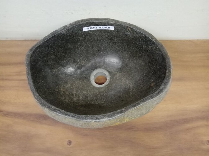 Waskom Natuursteen - 38x29x15cm - FL23743