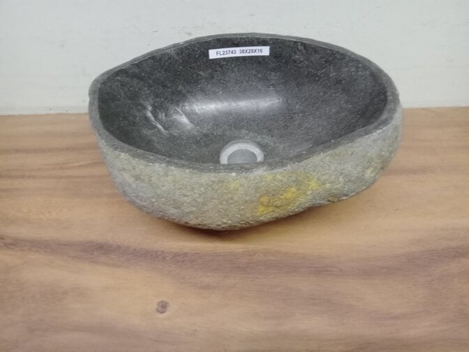 Waskom Natuursteen - 38x29x15cm - FL23743