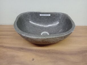 Waskom Natuursteen - 40x31x15cm - FL23744