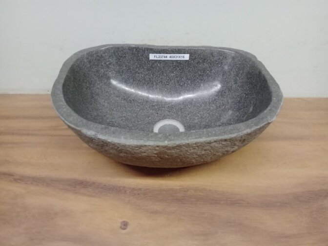 Waskom Natuursteen - 40x31x15cm - FL23744