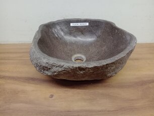 Waskom Natuursteen - 38x36x15cm - FL23746