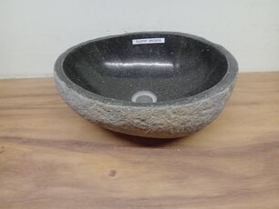 Waskom Natuursteen - 39x32x15cm - FL23747